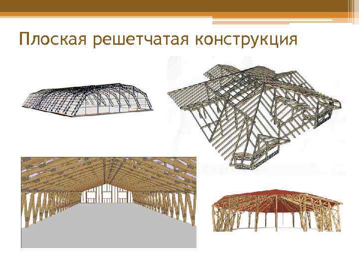 Плоская решетчатая конструкция 