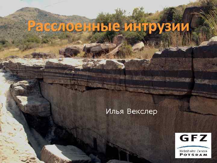 Расслоенные интрузии Илья Векслер 