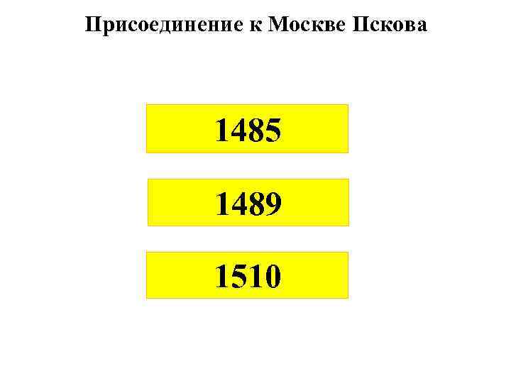 Присоединение к Москве Пскова 1485 1489 1510 