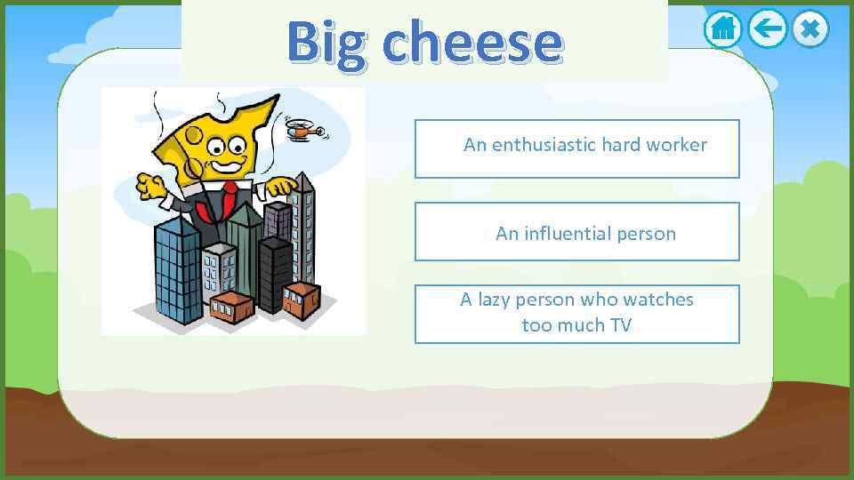 Big cheese идиома