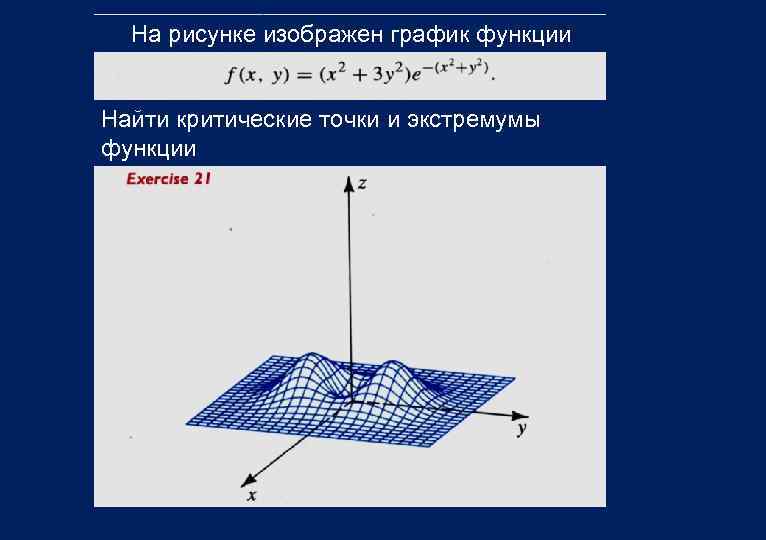 Экстремум функции двух переменных