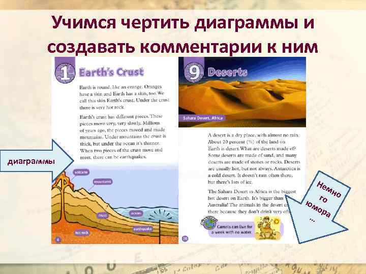 Учимся чертить диаграммы и создавать комментарии к ним диаграммы Не мн го о юм