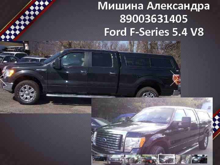 Мишина Александра 89003631405 Ford F-Series 5. 4 V 8 