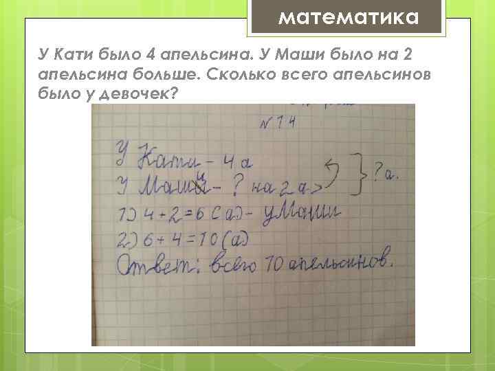 У маши есть 2. У Маши 40 рублей а у Кати. У Маши было 40. Решение задачи у Кати 4 куклы. У Маши 40 рублей а у Кати на 16 рублей больше условие задачи.