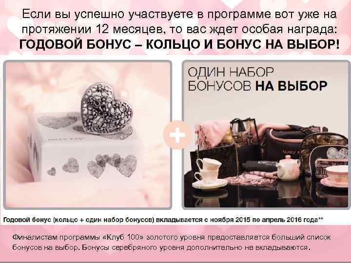 Если вы успешно участвуете в программе вот уже на протяжении 12 месяцев, то вас