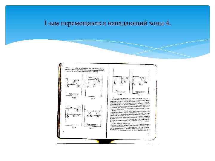 1 -ым перемещаются нападающий зоны 4. 