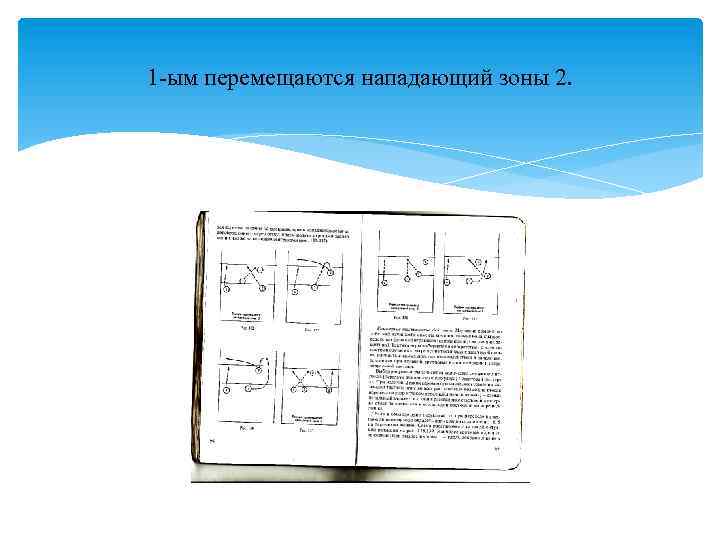 1 -ым перемещаются нападающий зоны 2. 