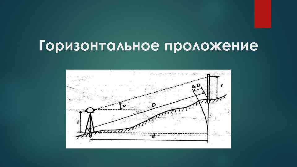 Горизонтальное проложение 