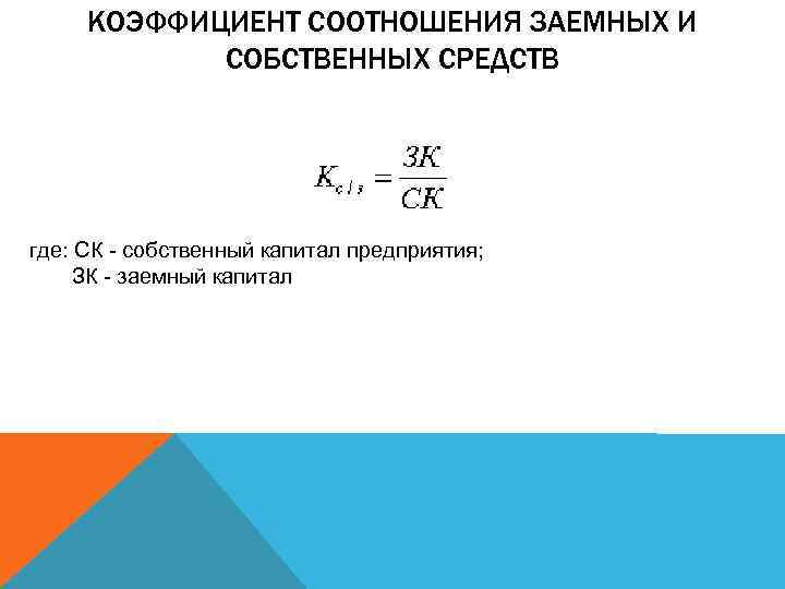 Показатель соотношения. Коэффициент соотношения заемных и собственных средств формула. Коэффициент соотношения собственного и заемного капитала ≤1. Коэффициент соотношения заемного и собственного капитала по балансу. Коэффициент отношения заемных и собственных средств формула.