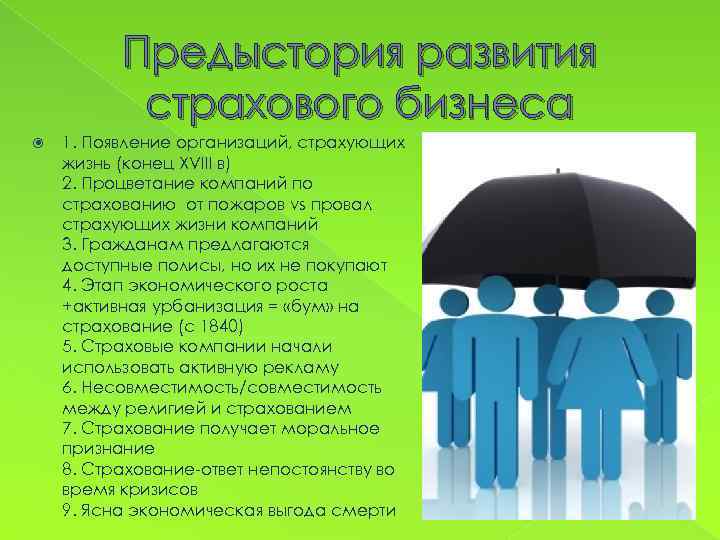 Страхование жизни в россии презентация