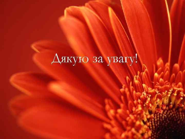 Дякую за увагу! 