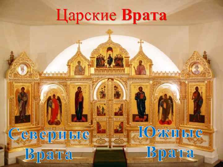 Царские Врата Северные Врата Южные Врата 