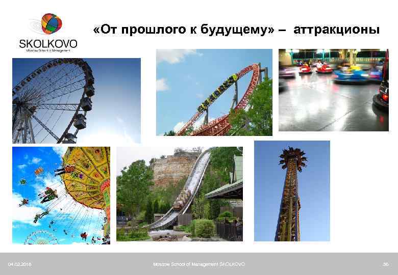  «От прошлого к будущему» – аттракционы 04. 02. 2018 Moscow School of Management