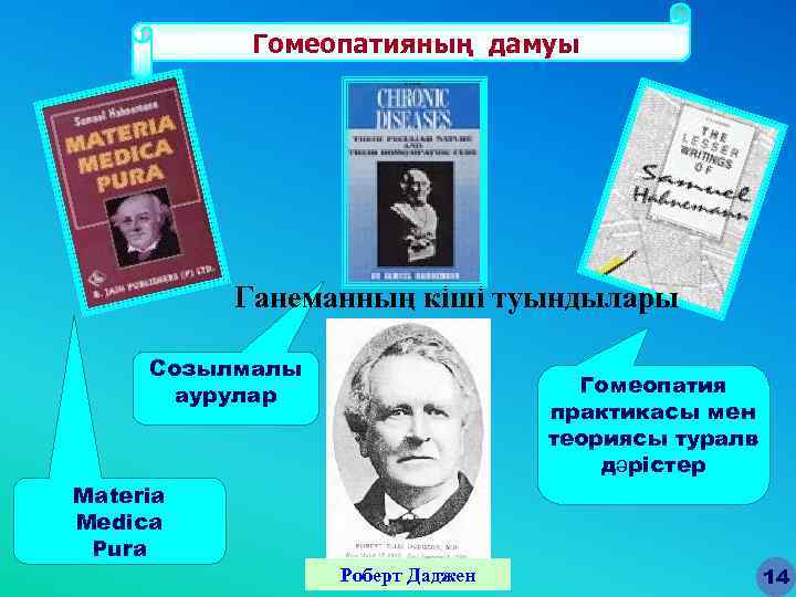 Гомеопатияның дамуы Ганеманның кіші туындылары Созылмалы аурулар Гомеопатия практикасы мен теориясы туралв дәрістер Materia