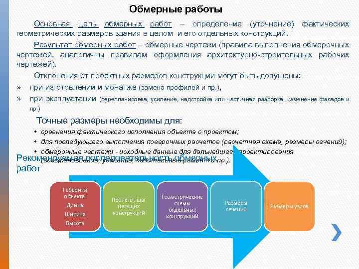 Виды работ определение