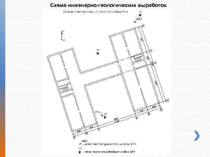 Схема инженерно-геологических выработок 