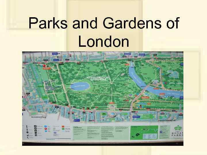 Parks and Gardens of London 