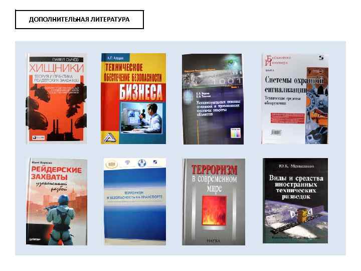 ДОПОЛНИТЕЛЬНАЯ ЛИТЕРАТУРА 