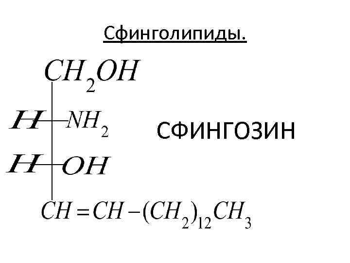 Сфинголипиды. СФИНГОЗИН 