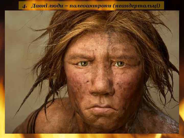 4. Давні люди – палеоантропи (неандертальці) 