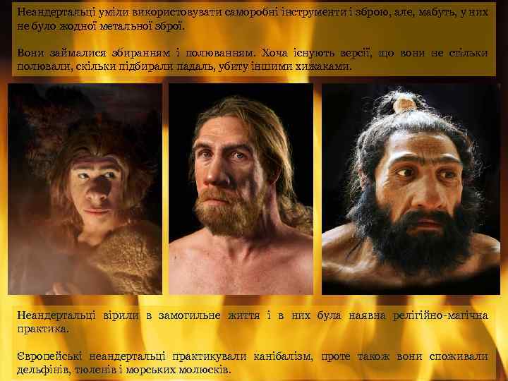 Неандертальці уміли використовувати саморобні інструменти і зброю, але, мабуть, у них не було жодної