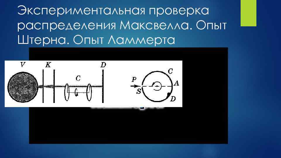 Экспериментальная проверка. Опыт Штерна опыт Ламмерта. Опыты Штерна, Ламмерта, Перрена.. Экспериментальная проверка распределения Максвелла. Экспериментальная проверка распределения Максвелла (опыт Штерна)..