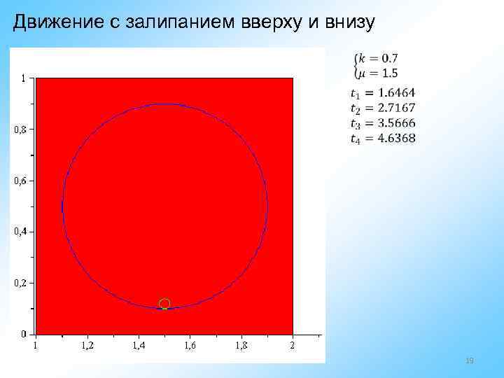 Движение с залипанием вверху и внизу 19 