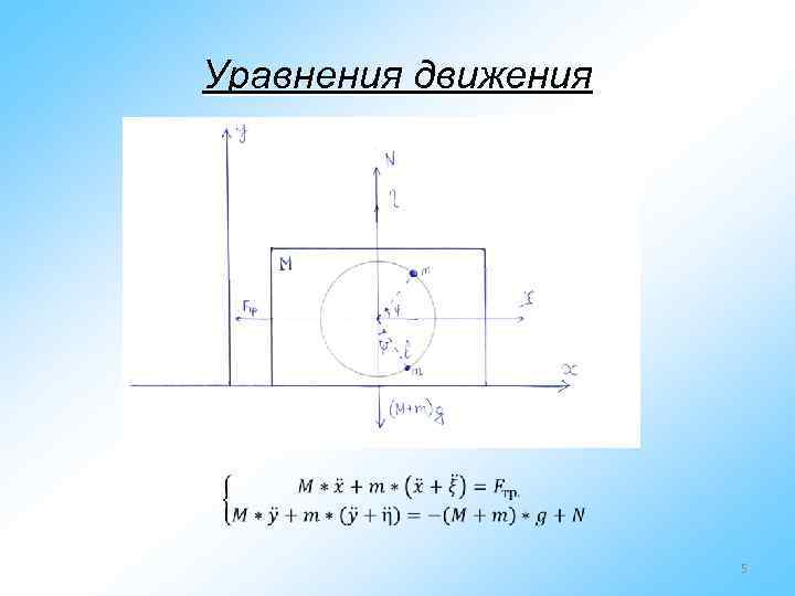 Уравнения движения 5 