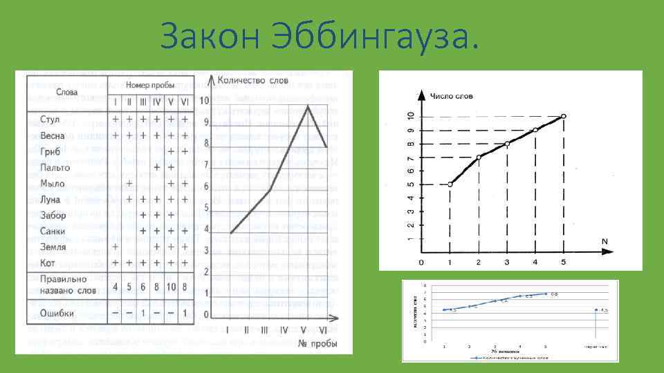 Закон Эббингауза. 