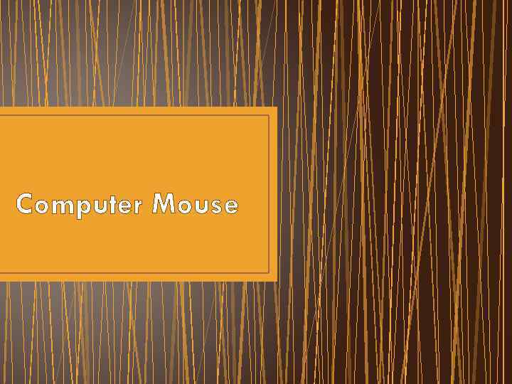 Computer Mouse 