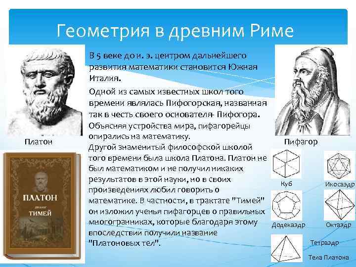 История возникновения геометрии презентация