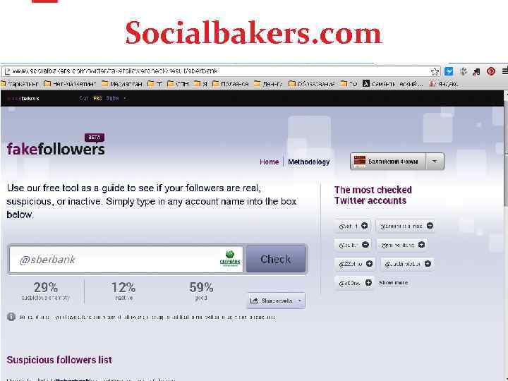 Socialbakers. com 