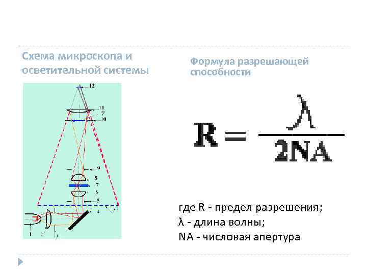 Разрешение микроскопа