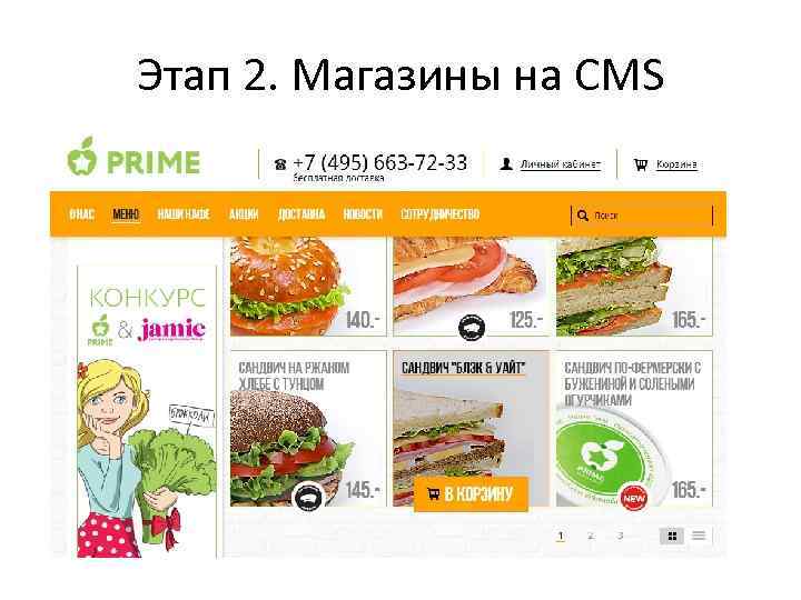 Этап 2. Магазины на CMS 
