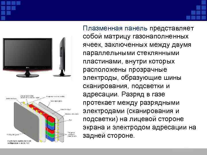 Плазменные дисплеи презентация