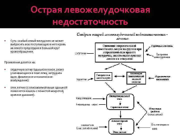 Левожелудочковая недостаточность презентация