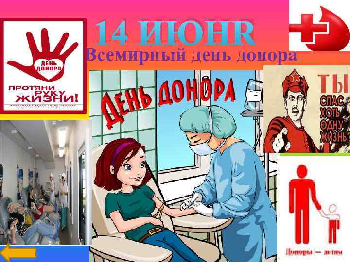 14 ИЮНЯ Всемирный день донора. 
