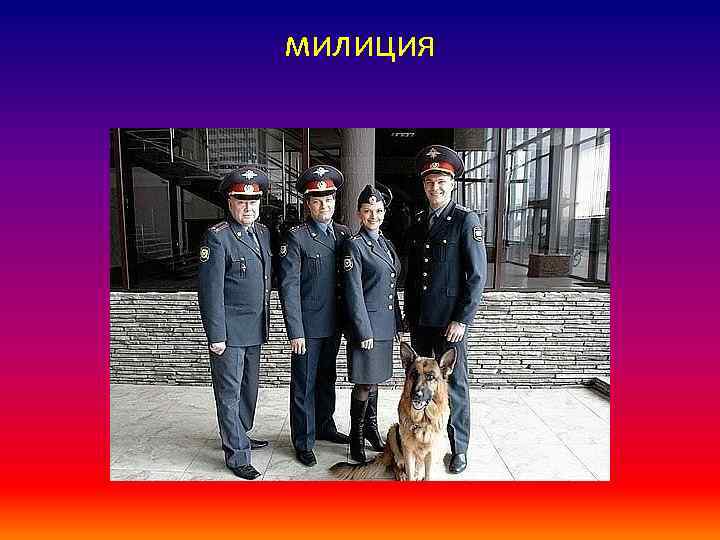 милиция 