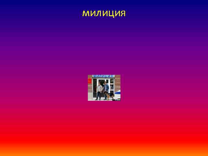 милиция 