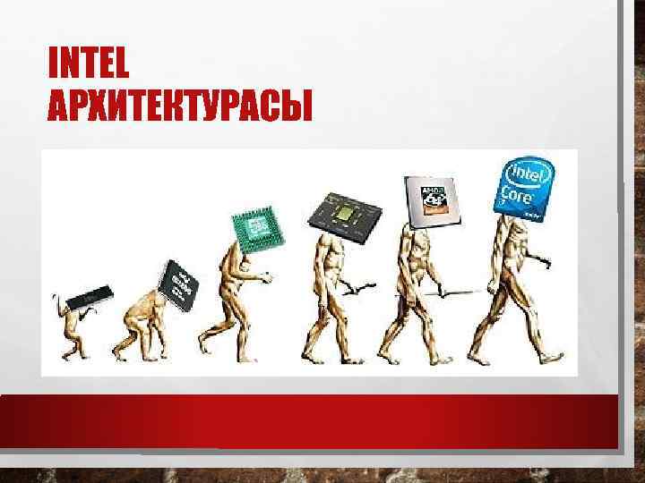 INTEL АРХИТЕКТУРАСЫ 