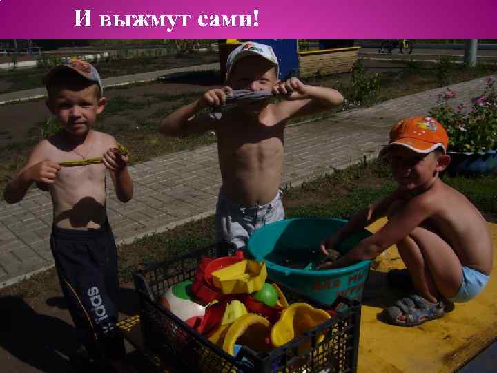 И выжмут сами! 