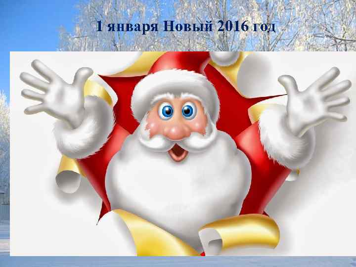 1 января Новый 2016 год 