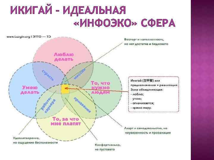 Икигай схема для заполнения