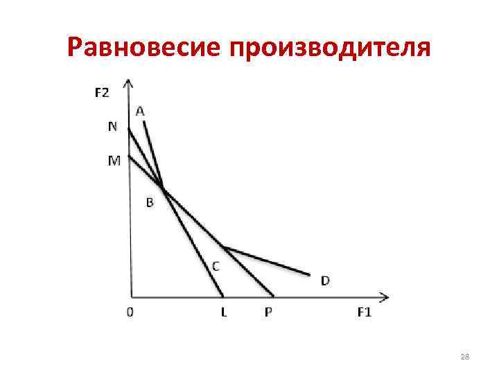 Равновесие производителя 28 