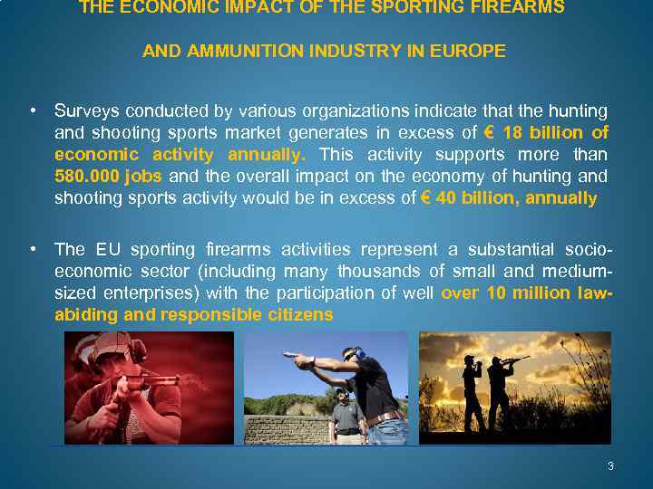 THE ECONOMIC IMPACT OF THE SPORTING FIREARMS AND AMMUNITION INDUSTRY IN EUROPE • Surveys