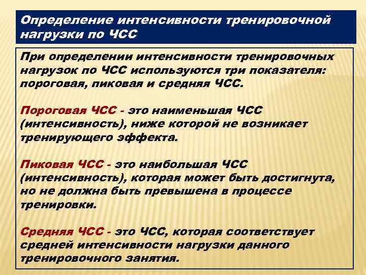 Повышение интенсивности. ЧСС – способ оценки интенсивности нагрузки. Интенсивность физ нагрузки определяется. Интенсивность нагрузки это определение. Интенсивность тренировочной нагрузки.