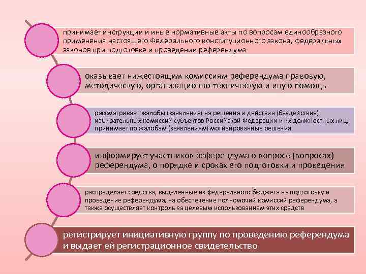 принимает инструкции и иные нормативные акты по вопросам единообразного применения настоящего Федерального конституционного закона,