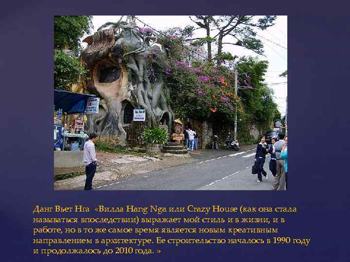 Данг Вьет Нга «Вилла Hang Nga или Crazy House (как она стала Данг Вьет