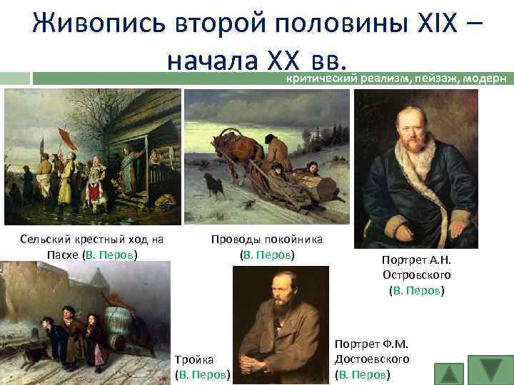 Живопись второй половины XIX – начала XX вв. реализм, пейзаж, модерн критический by Щадрина