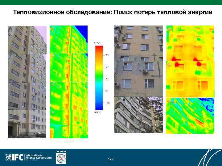 Тепловизионное обследование: Поиск потерь тепловой энергии При участии 162 